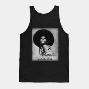 Diana Ross // Minimalist Fanart Tribute Tank Top